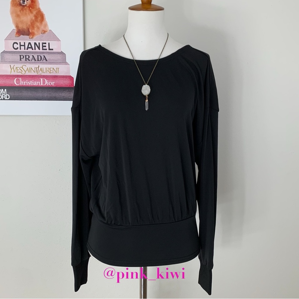 Cinq A Sept Ada Black Pullover Top - Picture 3 of 16